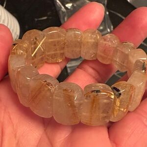 Elegant Rutile Stretchy Bracelet